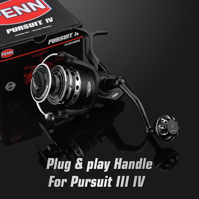 GOMEXUS Power Handle for Penn Pursuit III/IV,Spinning Reel Replacement Handle（Please do not Adapt to Other reels to Avoid Damage to The Reel） - Image 2